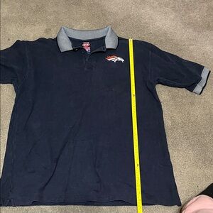 NFL Navy and blue broncos Polo Shirt